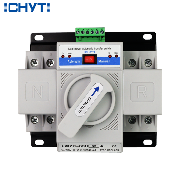 100A 2 Pole Automatic Transfer Switch